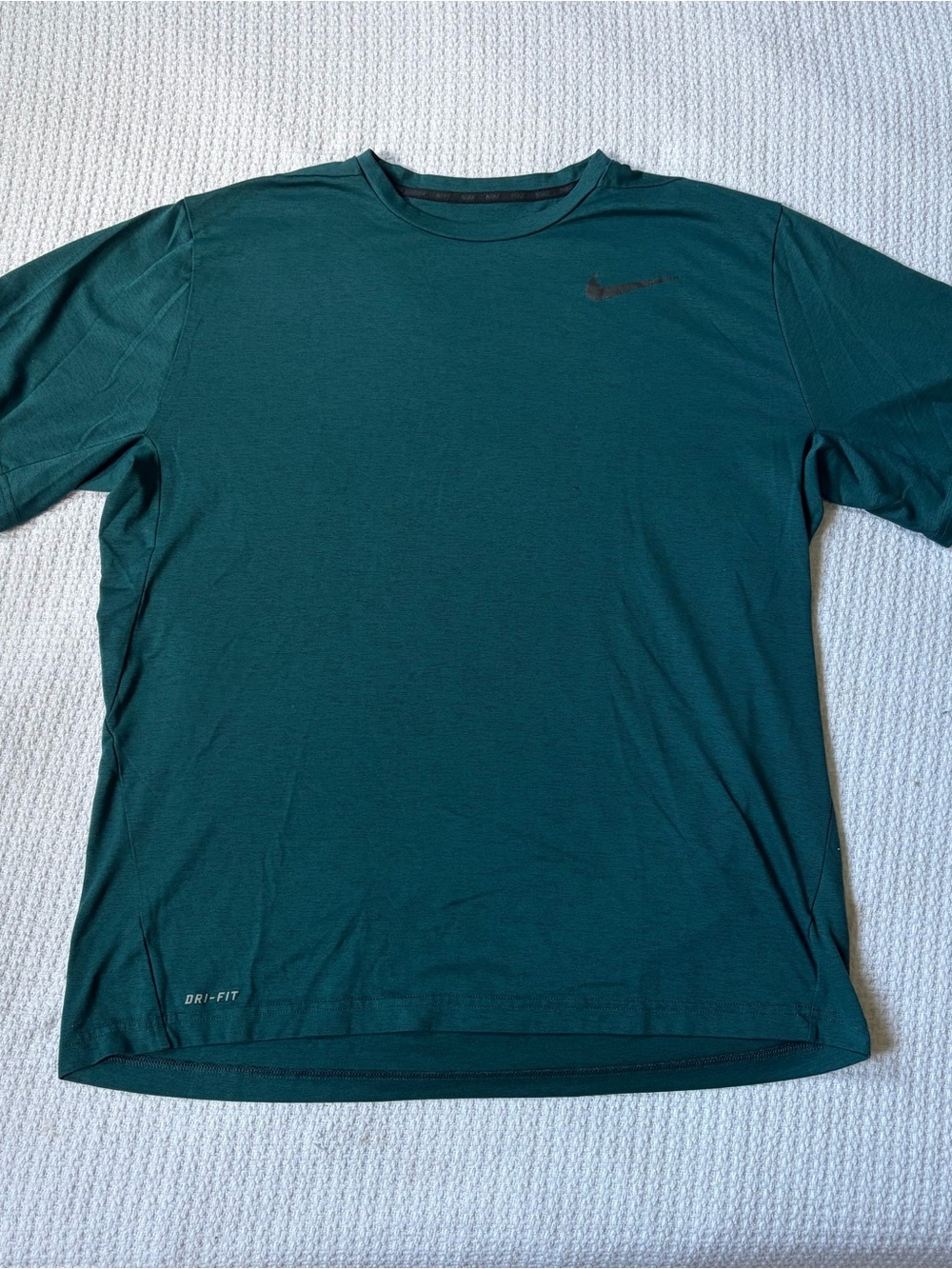 Nike Dri Fit Dark Teal Men’s Athletic Tee Shirt Size XL